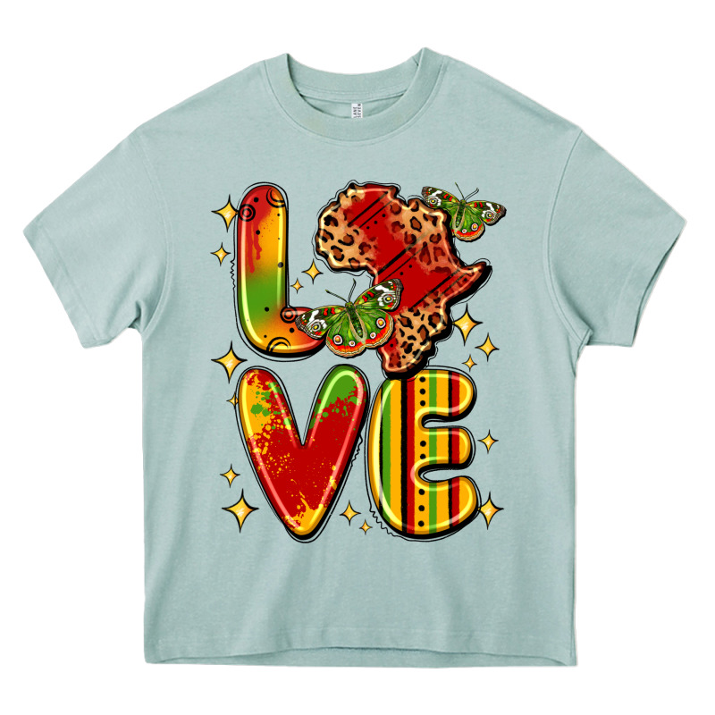Love Juneteenth Heavy Core Tee by LillyAllenDesigns | Teevron