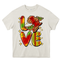 Cream love juneteenth Heavy Core Tee - LillyAllenDesigns