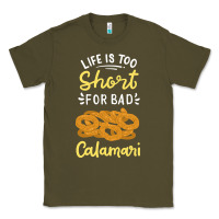 Army Green Calamari Squid Seafood Classic Tee - minhPixels