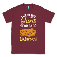 Burgundy Calamari Squid Seafood Classic Tee - minhPixels