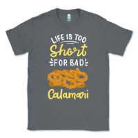 Charcoal Heather Calamari Squid Seafood Classic Tee - minhPixels