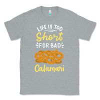Heather Grey Calamari Squid Seafood Classic Tee - minhPixels