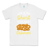 White Calamari Squid Seafood Classic Tee - minhPixels