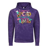 Cloud Purple i became a cna because your life is worth my time Vintage Hoodie - CowGirlArtShop