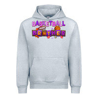 Heather Grey basketball brother Urban Hoodie - AdoDesignShop