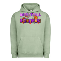 Pigment Oil Green basketball brother Urban Hoodie - AdoDesignShop