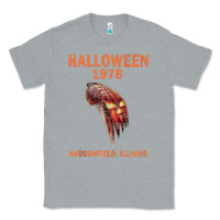 Heather Grey Halloween 1978 Holiday Spooky Myers Pumpkin Haddonfield Classic Tee - minhPixels
