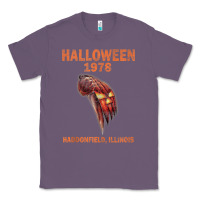 Lavender Halloween 1978 Holiday Spooky Myers Pumpkin Haddonfield Classic Tee - minhPixels