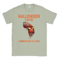 Halloween 1978 Holiday Spooky Myers Pumpkin Haddonfield Classic Tee | Teevron