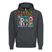 Smoke Santa's Favorite RN Registered Nurse Zipper Hoodie - CowhideDigitalArt