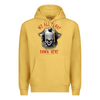 Antique Gold It Movie Pennywise We All Float Down Here Premium Hoodie - minhPixels