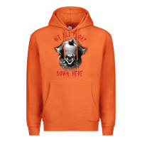 Carrot It Movie Pennywise We All Float Down Here Premium Hoodie - minhPixels