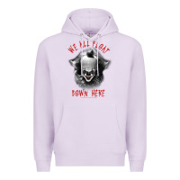 Lilac It Movie Pennywise We All Float Down Here Premium Hoodie - minhPixels
