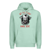 It Movie Pennywise We All Float Down Here Premium Hoodie | Teevron