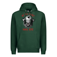 Sports Green It Movie Pennywise We All Float Down Here Premium Hoodie - minhPixels