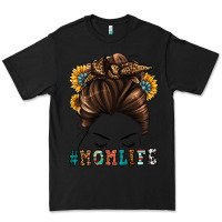 Black mom life messy bun Premium Tee - Jasminsmagicworld