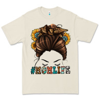 Bone mom life messy bun Premium Tee - Jasminsmagicworld