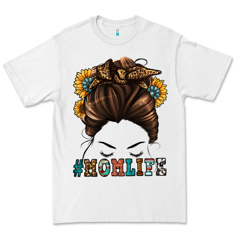 Mom Life Messy Bun Premium Tee by Jasminsmagicworld | Teevron