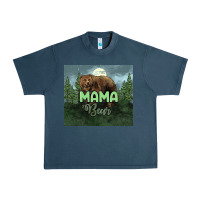 Midnight Navy Mama bear tumbler Urban Heavy Tee - HowdyJamesFarm