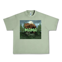 Oil Green Mama bear tumbler Urban Heavy Tee - HowdyJamesFarm