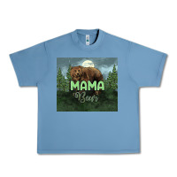 Pebble Blue Mama bear tumbler Urban Heavy Tee - HowdyJamesFarm
