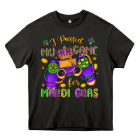 Asphalt i paused my game for mardi gras Heavy Core Tee - LillyAllenDesigns