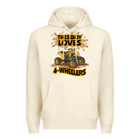 Sandshell Kids Atv Outfit 4 Wheeler Mudding Gift- Boys Four Wheeler Premium Hoodie - minhPixels