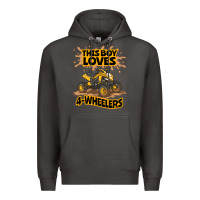 Smoke Kids Atv Outfit 4 Wheeler Mudding Gift- Boys Four Wheeler Premium Hoodie - minhPixels