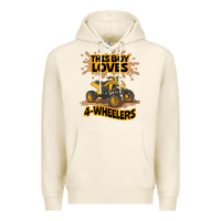 Tofu Kids Atv Outfit 4 Wheeler Mudding Gift- Boys Four Wheeler Premium Hoodie - minhPixels