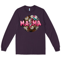 Plum Mama lightning bolt Mother's Day Long Sleeve Tee - CowGirlArtShop