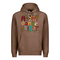 Chestnut Merry And Bright Premium Hoodie - FaDigitalArtStudio