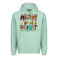Seafoam Merry And Bright Premium Hoodie - FaDigitalArtStudio