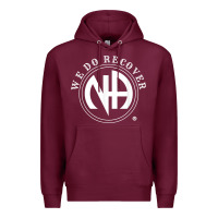 Burgundy We Do Recover Narcotics Anonymous Men Women Gift Premium Hoodie - minhPixels