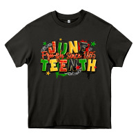 Asphalt juneteenth free ish since 1865 Heavy Core Tee - LillyAllenDesigns