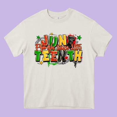 Juneteenth Free Ish Since 1865 Heavy Core Tee Designed By Lillyallendesigns