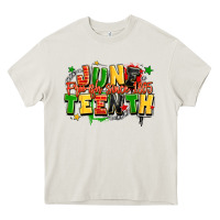 Cream juneteenth free ish since 1865 Heavy Core Tee - LillyAllenDesigns
