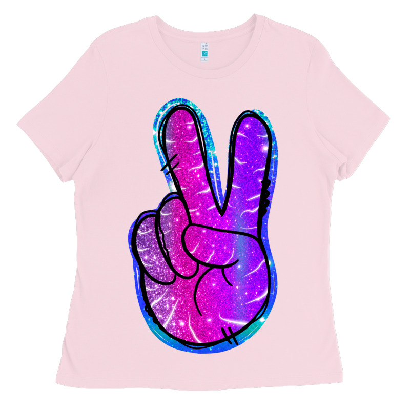 Mermaid Peace Sign Ladies Tee by Jasminsmagicworld | Teevron