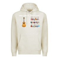 Oatmeal Heather Guitars How it Started How It's Going Guitar Players Funny Premium Hoodie - minhPixels