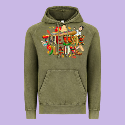 Cinco De Mayo The Wax Lady Vintage Hoodie Designed By Cowgirlartshop