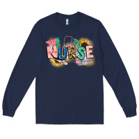 Navy nurse Long Sleeve Tee - CowGirlArtShop