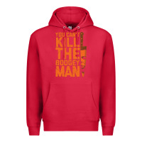 Cardinal oogeyman halloween horror distressed quote orange Premium Hoodie - minhPixels