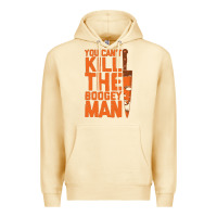 Pina Colada oogeyman halloween horror distressed quote orange Premium Hoodie - minhPixels
