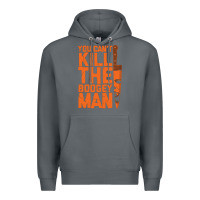 Rock oogeyman halloween horror distressed quote orange Premium Hoodie - minhPixels