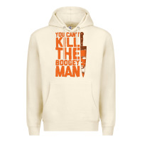 Sandshell oogeyman halloween horror distressed quote orange Premium Hoodie - minhPixels
