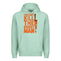 Seafoam oogeyman halloween horror distressed quote orange Premium Hoodie - minhPixels
