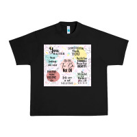 Black it's ok to be not ok Urban Heavy Tee - TumblerDesignByShophia
