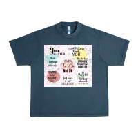 Midnight Navy it's ok to be not ok Urban Heavy Tee - TumblerDesignByShophia