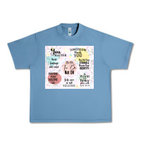 Pebble Blue it's ok to be not ok Urban Heavy Tee - TumblerDesignByShophia