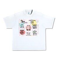 White it's ok to be not ok Urban Heavy Tee - TumblerDesignByShophia