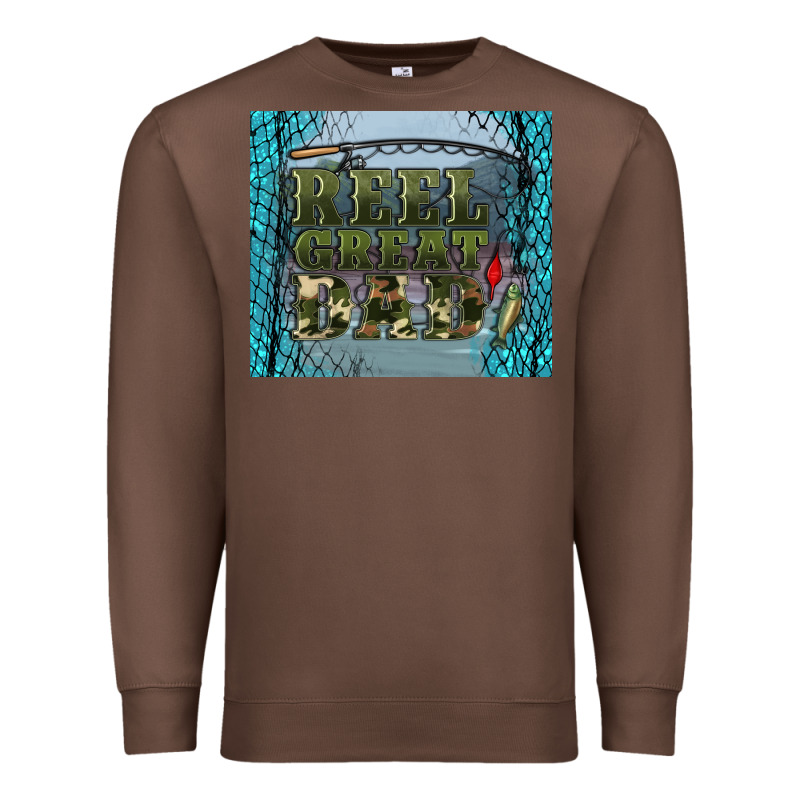 Reel Great Dad Premium Sweatshirt by Artiststas | Teevron
